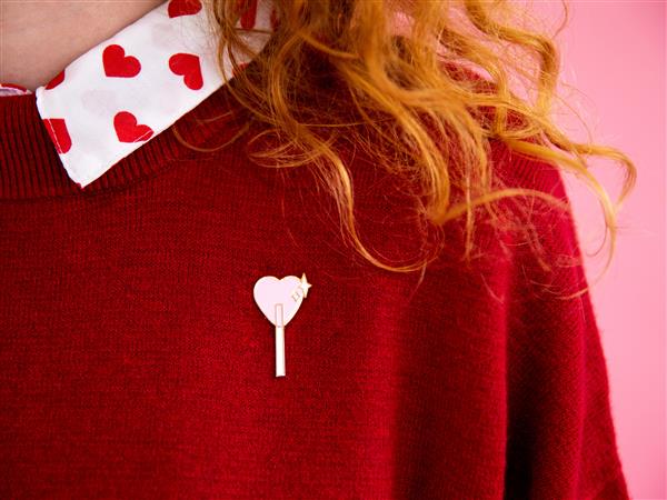 Grote foto enamel pin lollipop 2x3.5cm verzamelen overige verzamelingen