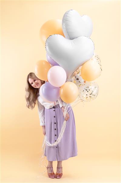 Grote foto hart helium ballon wit leeg 75cm verzamelen overige verzamelingen
