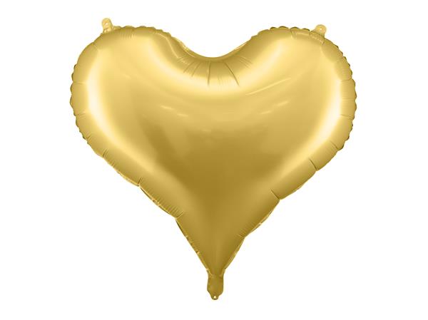 Grote foto hart helium ballon goud leeg 75cm verzamelen overige verzamelingen