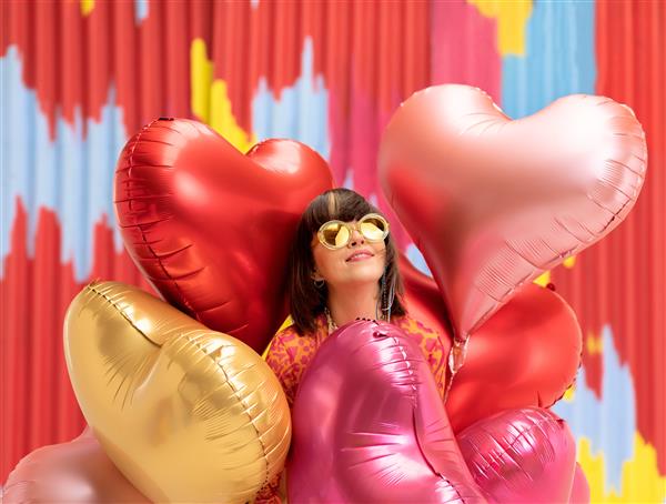 Grote foto hart helium ballon goud leeg 75cm verzamelen overige verzamelingen