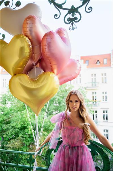 Grote foto hart helium ballon goud leeg 75cm verzamelen overige verzamelingen