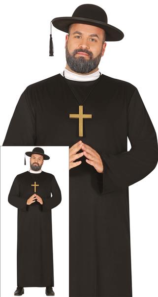Grote foto priester kostuum zwart heren priester verzamelen overige verzamelingen