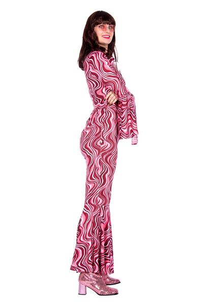 Grote foto disco 70s jumpsuit roze dames verzamelen overige verzamelingen