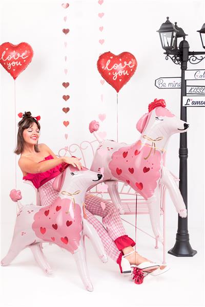 Grote foto hond helium ballon leeg 108cm verzamelen overige verzamelingen