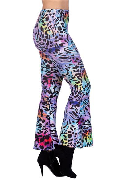 Grote foto hippie 60s broek paars panterprint verzamelen overige verzamelingen