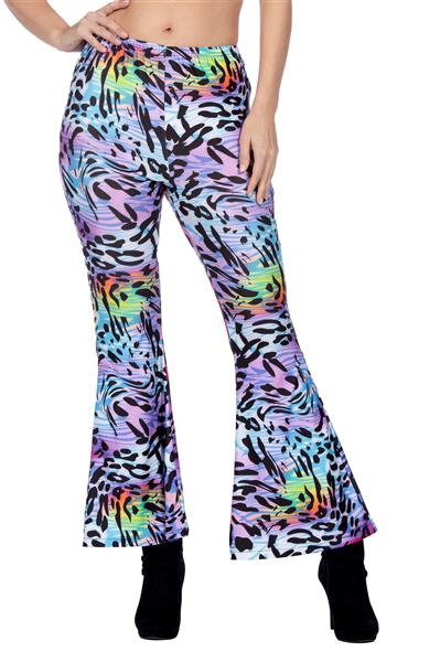 Grote foto hippie 60s broek paars panterprint verzamelen overige verzamelingen