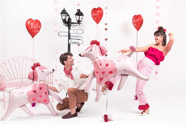 Grote foto hart helium ballon kocham cie leeg 45cm verzamelen overige verzamelingen