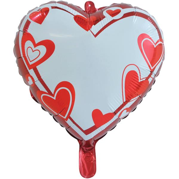 Grote foto hart helium ballon beschrijfbaar leeg 45cm verzamelen overige verzamelingen