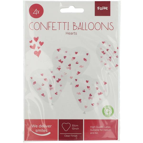 Grote foto roze hartjes ballonnen 30cm 4st verzamelen overige verzamelingen