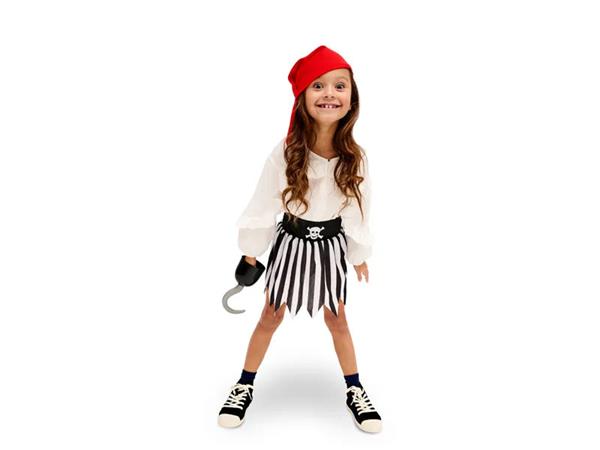 Grote foto piratenpak meisje 2 delig verzamelen overige verzamelingen