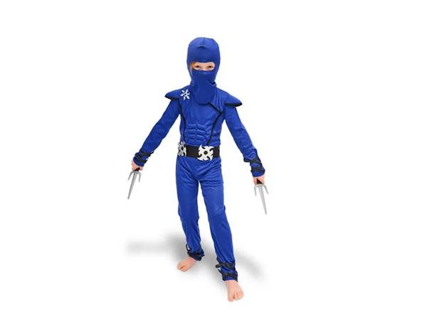 Grote foto ninja pak blauw kind 3 delig verzamelen overige verzamelingen