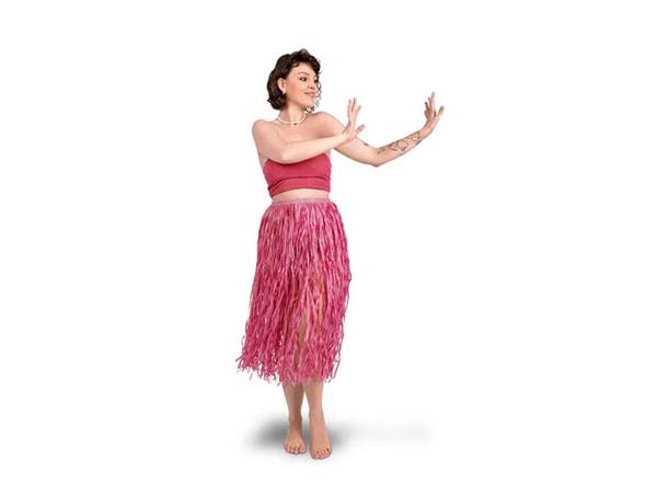 Grote foto hawaii rok roze stro verzamelen overige verzamelingen