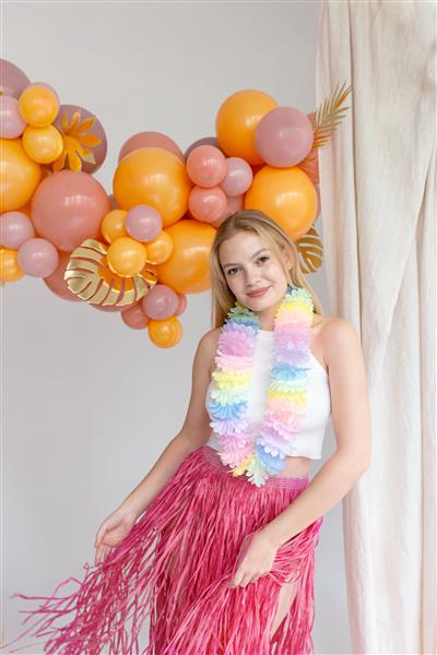 Grote foto hawaii rok roze stro verzamelen overige verzamelingen