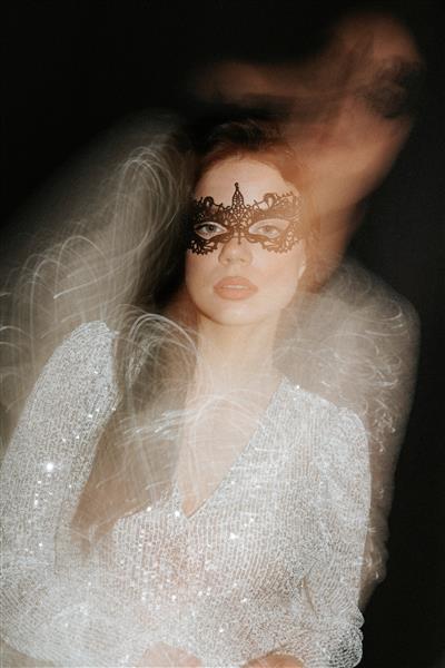 Grote foto zwarte oogmasker lace verzamelen overige verzamelingen