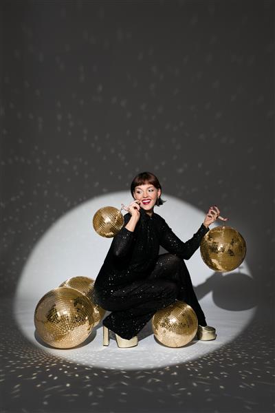 Grote foto gouden discobal 20cm verzamelen overige verzamelingen