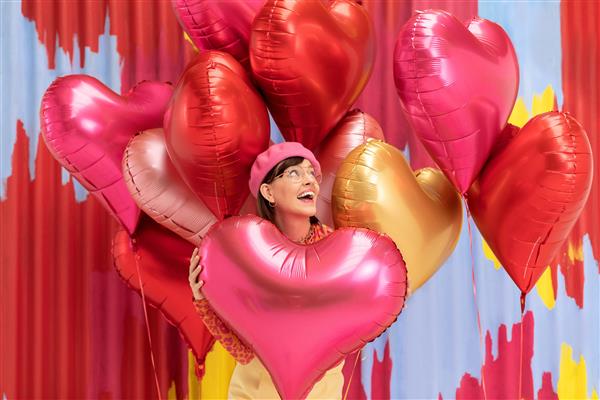 Grote foto hart helium ballon roze leeg 75cm verzamelen overige verzamelingen