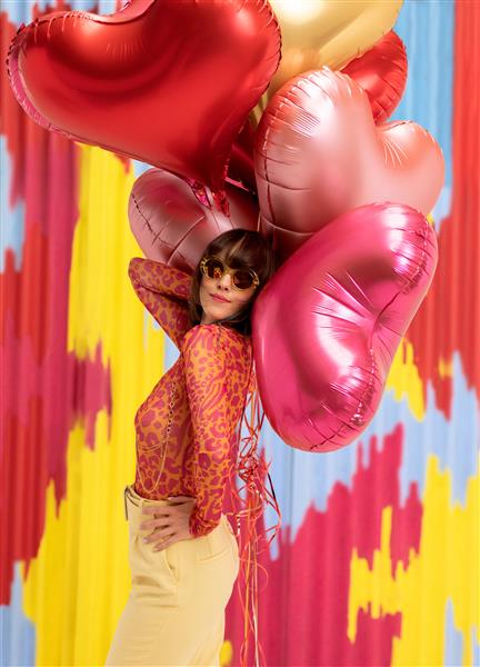 Grote foto hart helium ballon roze leeg 75cm verzamelen overige verzamelingen