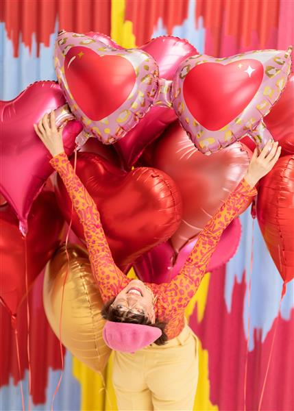 Grote foto hart helium ballon rood leeg 75cm verzamelen overige verzamelingen