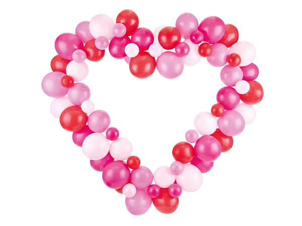Grote foto hart ballonnen set roze 1 65m verzamelen overige verzamelingen