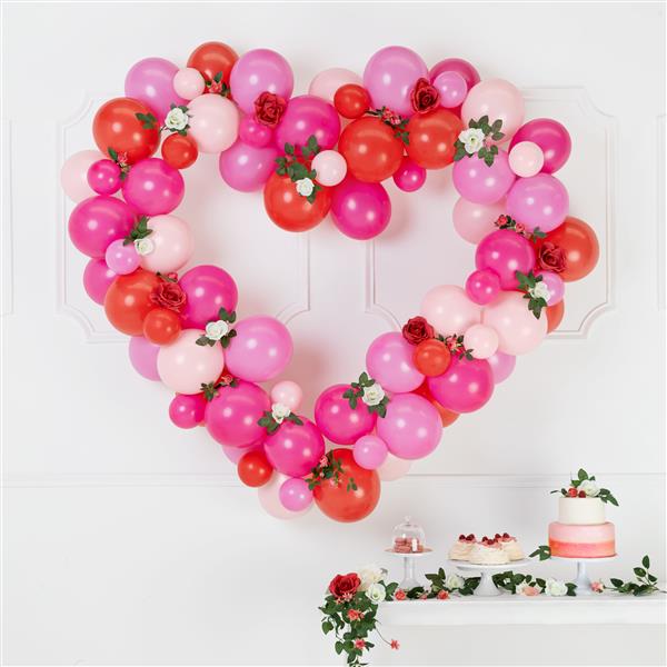 Grote foto hart ballonnen set roze 1 65m verzamelen overige verzamelingen