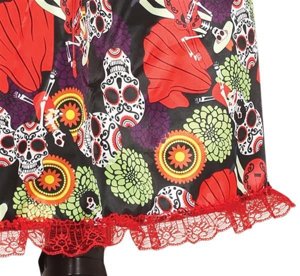 Grote foto dia de los muertos jurk gekleurd dames verzamelen overige verzamelingen