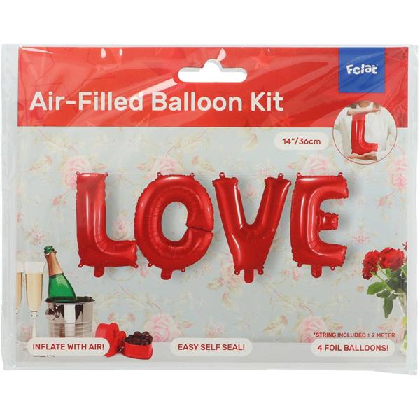 Grote foto love helium ballon leeg 36cm 4st verzamelen overige verzamelingen
