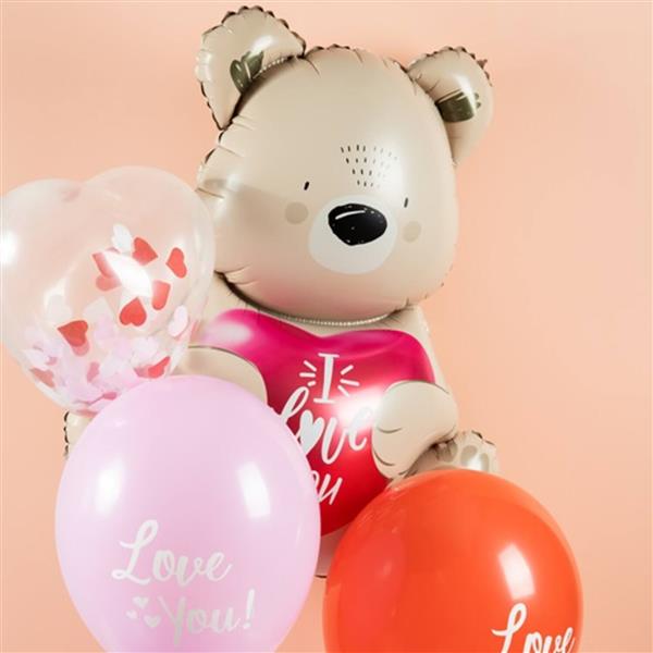 Grote foto beer helium ballon i love you leeg 56cm verzamelen overige verzamelingen