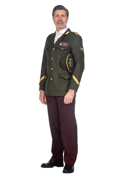 Grote foto leger jas heren officier luxe verzamelen overige verzamelingen