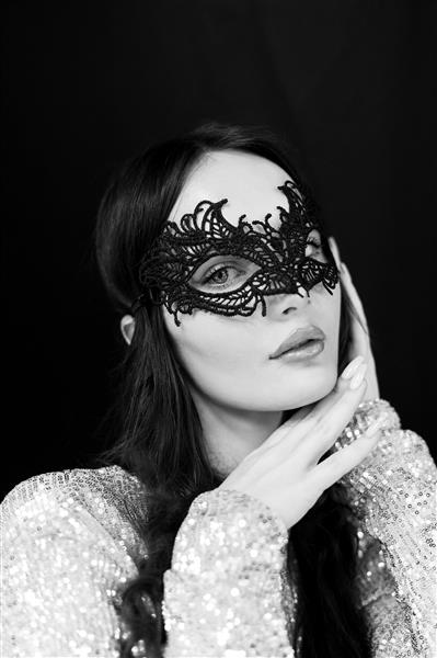 Grote foto zwarte oogmasker verzamelen overige verzamelingen