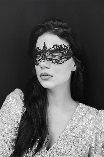 Grote foto zwarte oogmasker lace verzamelen overige verzamelingen