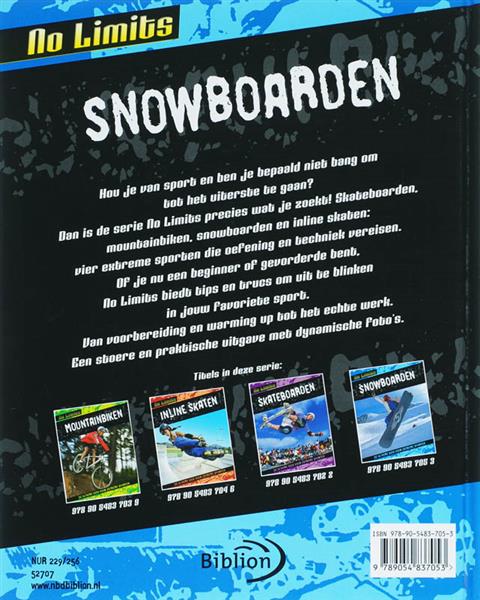 Grote foto snowboarden no limits boeken jeugd 13 jaar en ouder