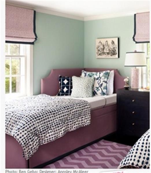 Grote foto op maat gemaakte hoekopstelling hoofdbord huis en inrichting slaapbanken