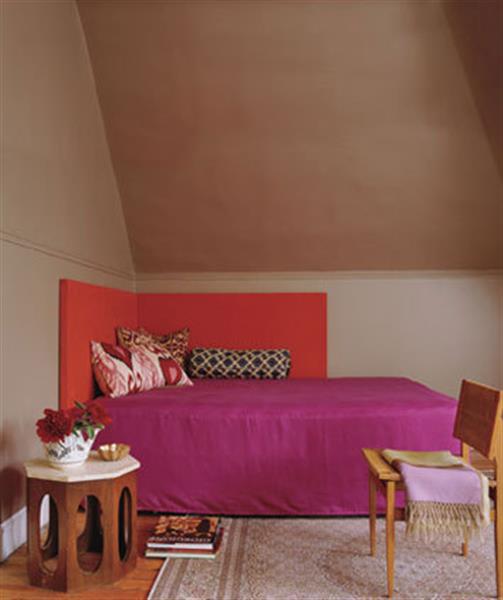 Grote foto op maat gemaakte hoekopstelling hoofdbord huis en inrichting slaapbanken