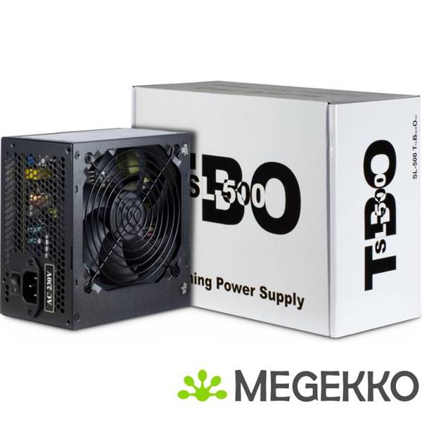 Grote foto inter tech sl 500 tbo power supply unit 500w zwart computers en software overige
