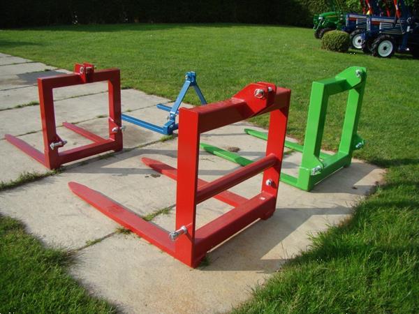 Grote foto dra pallet dragers drie punts agrarisch tractor toebehoren