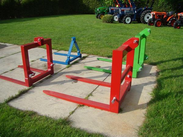 Grote foto dra pallet dragers drie punts agrarisch tractor toebehoren