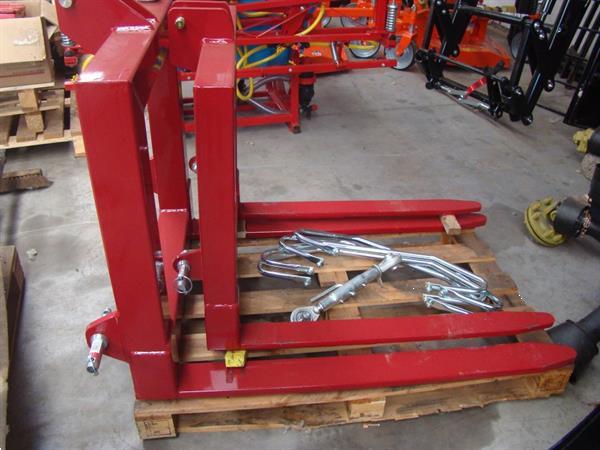 Grote foto dra pallet dragers drie punts agrarisch tractor toebehoren