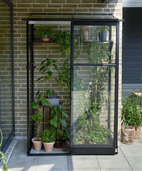 Grote foto tuinkas muurkas qube 24 lt 127 x 65 x 204 cm tuin en terras kassen en kweekspullen