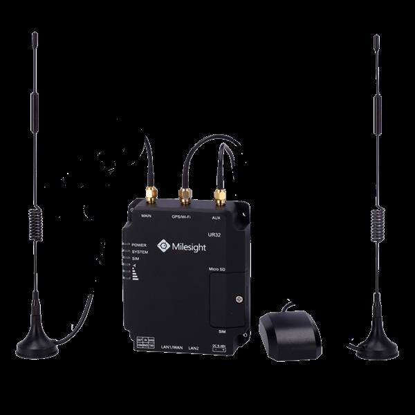 Grote foto milesight industriele 4g gps router dual sim kaart slot ur32 l04eu g computers en software netwerkkaarten routers en switches