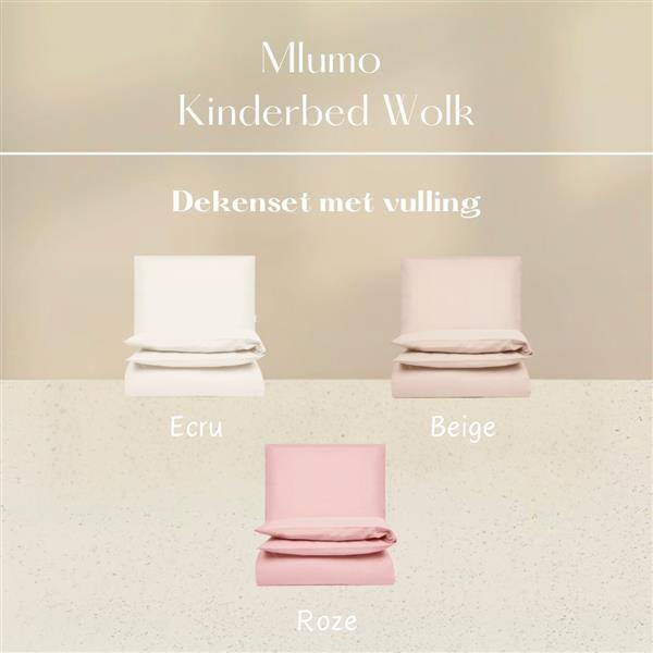 Grote foto kinderbed wolk naturel 90x200 cm naturel 90x200cm kinderen en baby complete kinderkamers