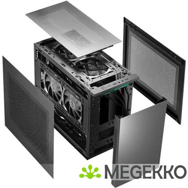 Grote foto inter tech im 1 pocket tower zwart computers en software behuizingen en kasten