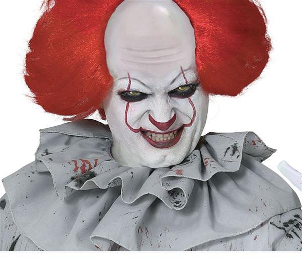Grote foto killer clown halloween kostuum heren grijs verzamelen overige verzamelingen