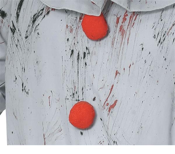 Grote foto killer clown halloween kostuum heren grijs verzamelen overige verzamelingen