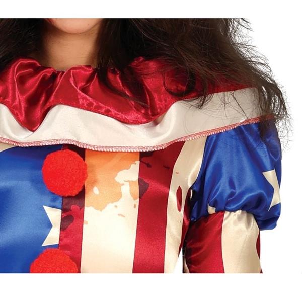 Grote foto clown halloween kostuum dames amirikaanse vlag verzamelen overige verzamelingen