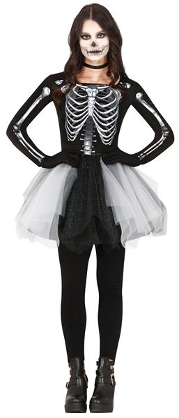 Grote foto skelet halloween jurk dames zwart verzamelen overige verzamelingen