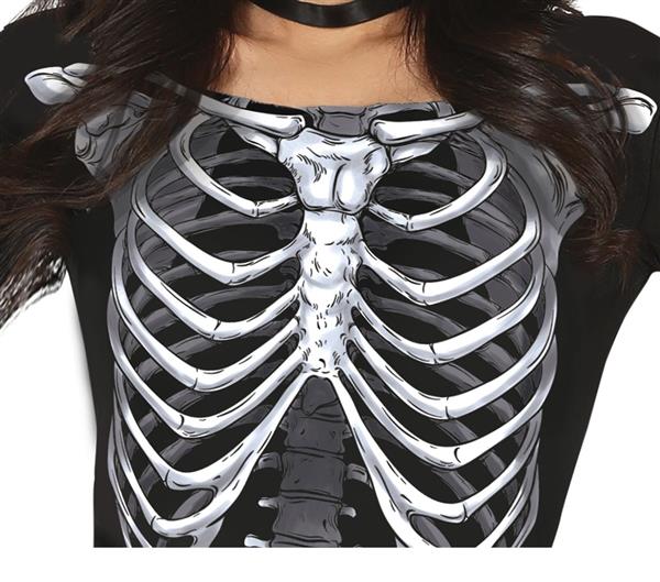 Grote foto skelet halloween jurk dames zwart verzamelen overige verzamelingen
