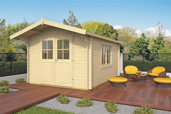 Grote foto tuinhuis pamplona 300 x 400 70cm extra diep tuin en terras tuinhuisjes en blokhutten