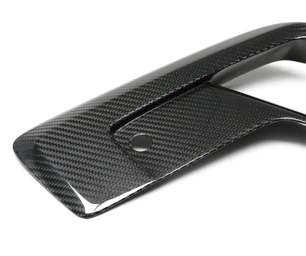 Grote foto dit betreft een set bmw f97 x3m f98 x4m lci carbon voorbumper lucht intake happer cover auto onderdelen tuning en styling