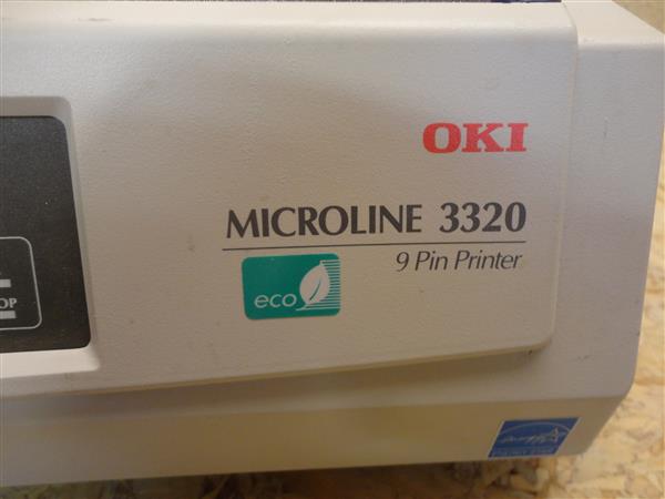 Grote foto oki microline 3320 eco a4 matrix printer 9 pin usb ml3320 computers en software printers