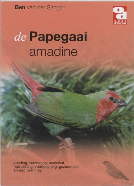 Grote foto de papegaai amadine over dieren 091 boeken hobby en vrije tijd